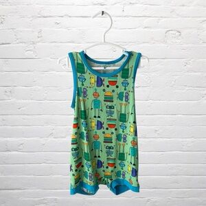 The Simple Seed // Bamboo Bot Pop Sleeveless Shorty Romper NWOT